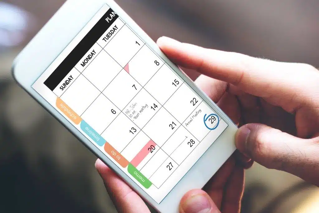 Savez-vous qu’un calendrier est un excellent outil de planification ?