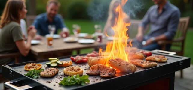 Éveillez vos sens : le brasero plancha, un art de vivre en extérieur